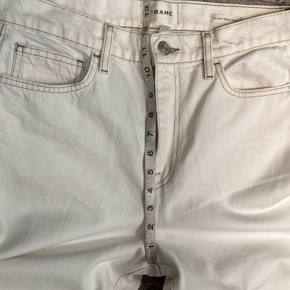 Frame Le Jane Wide Leg Crop in Au Natural NWT - Picture 8 of 12